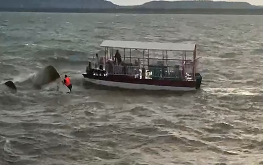 Boat sinks